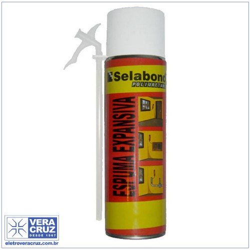 Espuma Expansiva Poliuretano Lata Spray 300ml - 190g Selabond